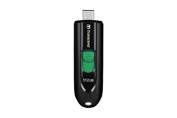 Pikkukuva 1 / 3: Transcend JetFlash 790 C USB-muisti 512 GB USB Type-C 3.2 Gen 1 (3.1 Gen 1) Musta, Vihreä