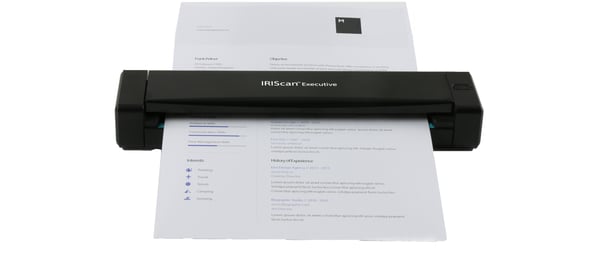 I.R.I.S. IRIScan Executive 4 Skanner med papir-tilførsel 600 x 600 dpi A4 Sort