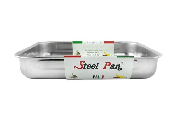 Steelpan 111602 leivinpelti ja -paperi Uuni Suorakulmainen Ruostumaton teräs
