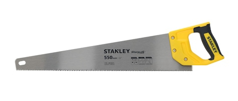 Miniatyrbillede 1 af 2: Stanley STHT20368-9 håndsav 55 cm Sort, Rustfrit stål, Gul