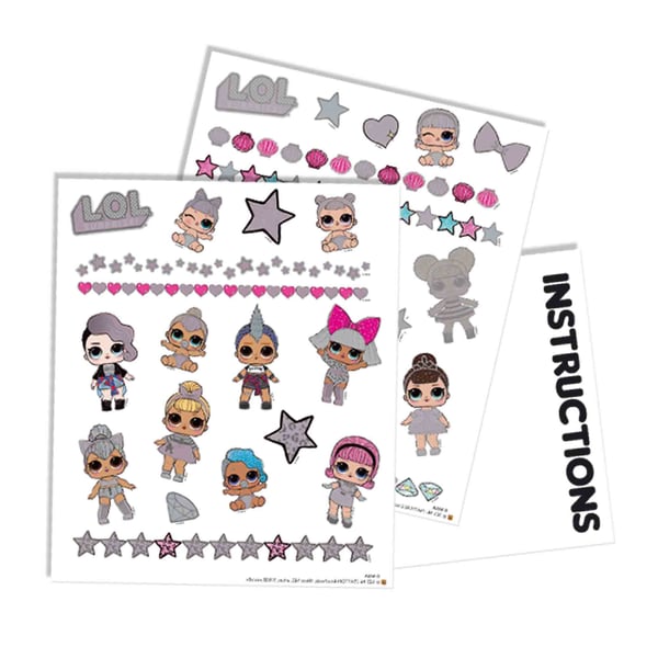 SES Creative L.O.L. Tattoos metallic