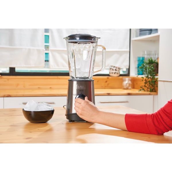 Miniatyrbillede 4 af 8: Black & Decker BXJB800E Bordplade blender 800 W Sort, Transparent