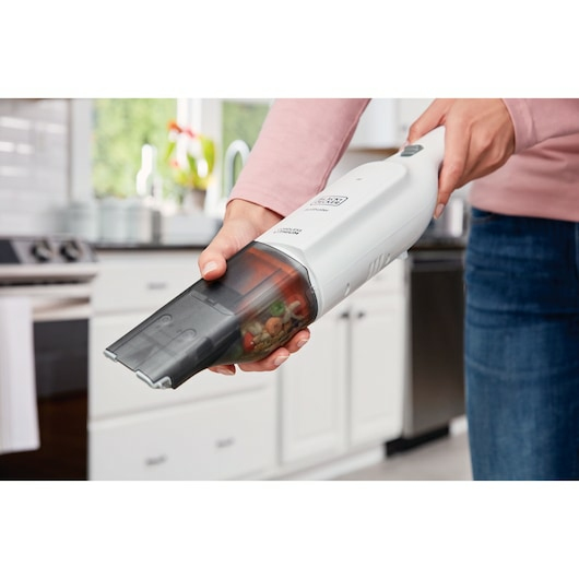 Miniatyrbild 10 av 22: Black & Decker HLVC315J11-QW handdammsugare Svart, Vit Utan påse