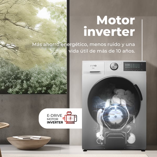 EVVO W311X24A vaskemaskine Front-læsning 11 kg 1400 rpm Rustfrit stål