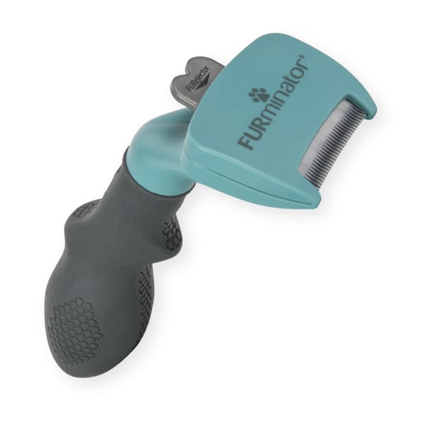 FURminator 141228 børste & kam til kæledyr Grå, Teal Kat Deshedder