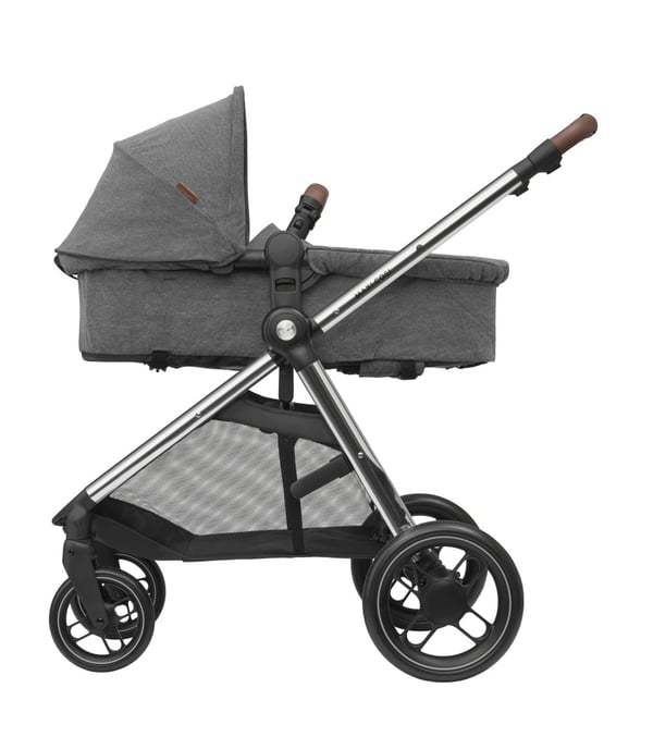 Maxi-Cosi Zelia 3 Luxe Tandem barnevogn 1 sæde(r) Sort, Grå, Sølv