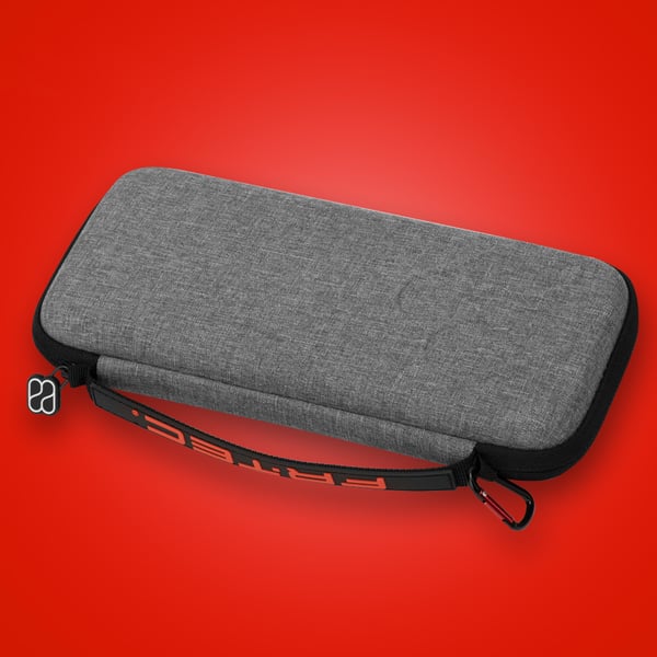 Blade Gaming FT1048 kannettavan pelikonsolin suojakotelo Pussi Nintendo Vaahto Musta, Harmaa