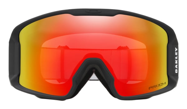 Miniatyrbillede 4 af 4: Oakley Line Miner vinter sportsbrille Sort Unisex Orange, Rose Cylindrisk (flad) linse