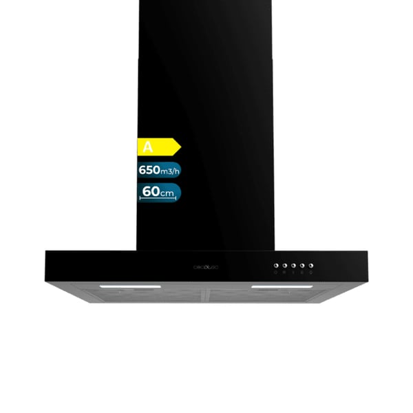 Cecotec Bolero Flux TM 606500 Black A Väggmonterad Svart 650 m³/h