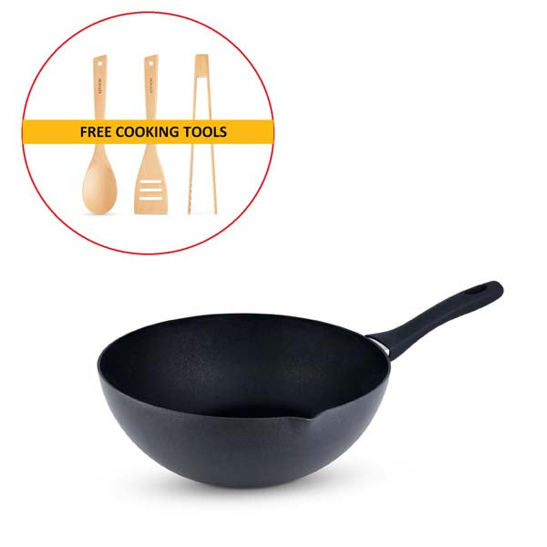 Miniatyrbillede 5 af 6: Ken Hom KH430006 stegepande Wok/Stirfry pande Rund