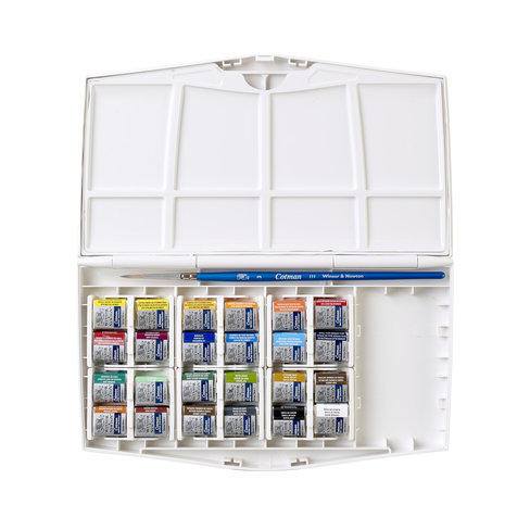 Winsor & Newton 0390376 akvarellfärger Palett 24 styck