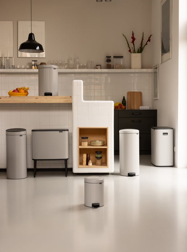 Miniatyrbillede 7 af 9: Brabantia NewIcon Rund Stål Grå