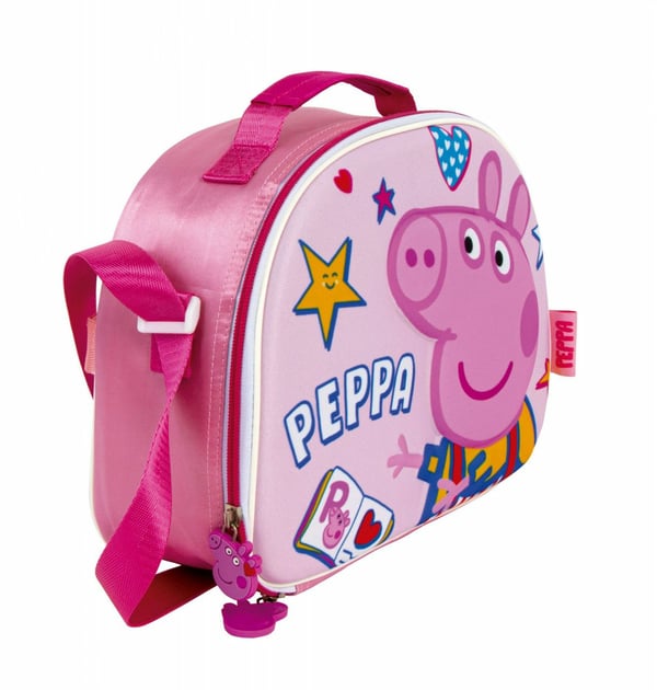 Arditex Peppa Pig PP15298 håndtaske og skuldertaske EVA (ethylenvinylacetat), Expanded polyethylene (EPE) Lyserød Pige Frokostpose
