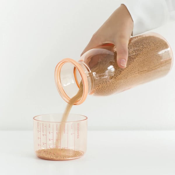 Brabantia 290206 purkki Pyöreä Lasi Vaaleanpunainen