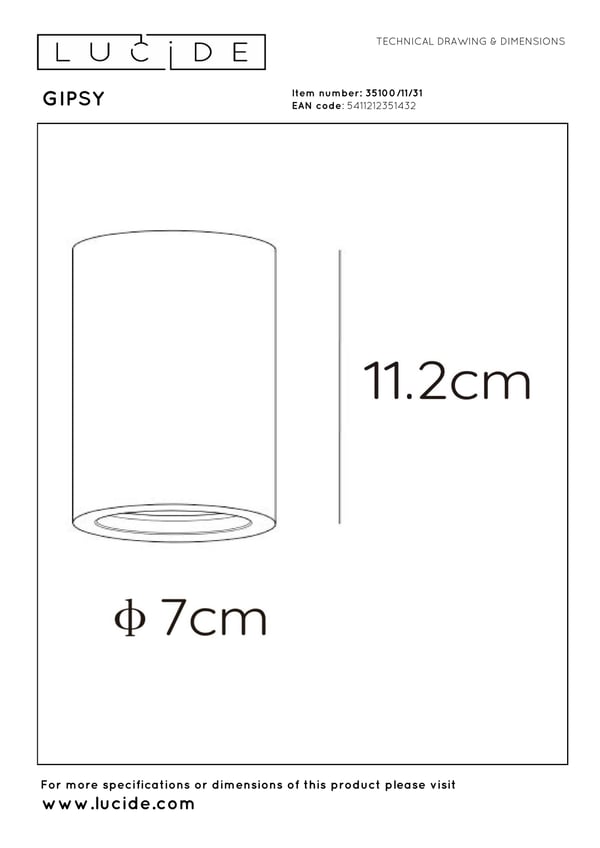 Pikkukuva 5 / 5: Lucide 35100/11/31 luokittelematon