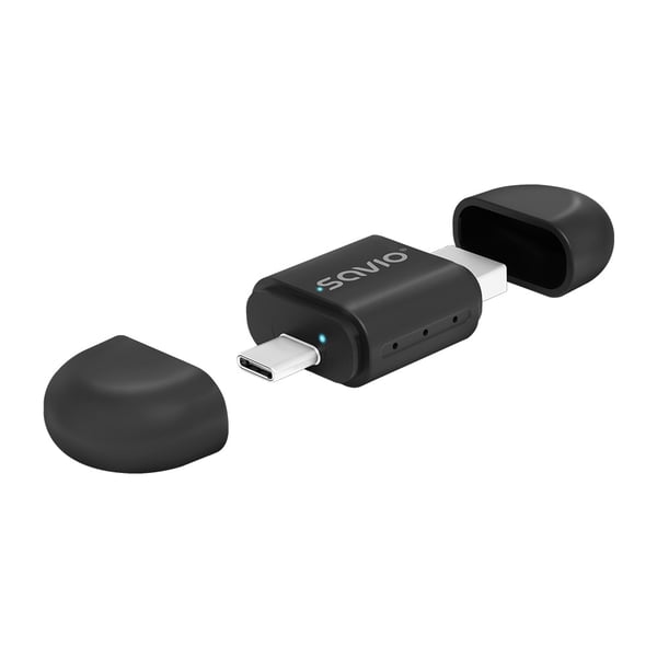 Miniatyrbillede 6 af 11: Savio TR-17 trådløs lydsender USB 10 m Sort