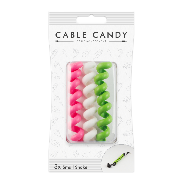 CABLE CANDY 49.CC012 kabelsamlare Bord Kabelhölje Grön, Rosa, Vit 3 styck CABLE CANDY 49.CC012 kabelsamlare Bord Kabelhölje Grön, Rosa, Vit 3 styck