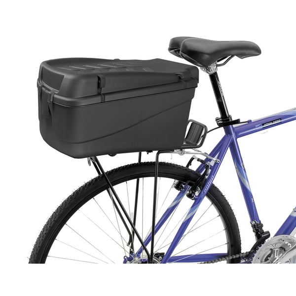 Miniatyrbild 3 av 4: M-Wave Amsterdam Easy Box L-XL Bak Cykelväska för pakethållare 18 l Plast Svart