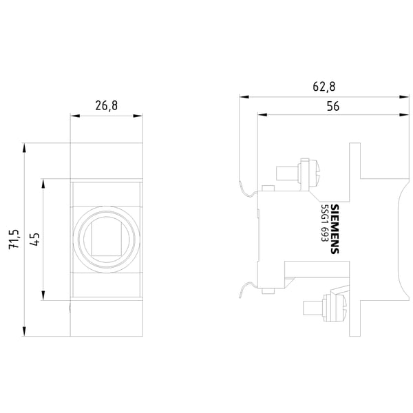 Miniatyrbillede 3 af 3: Siemens 5SG1693 sikring Højspænding 1 stk