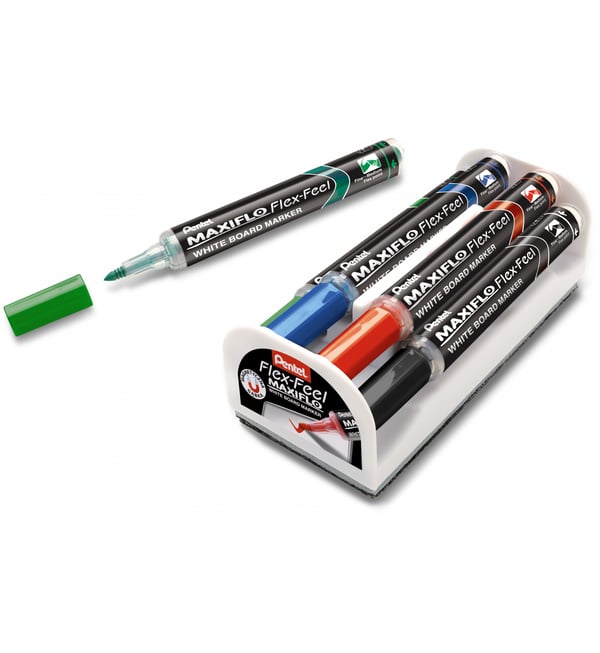 Pentel MWL5SBF-CX märkpennor 12 styck Penspets Blå