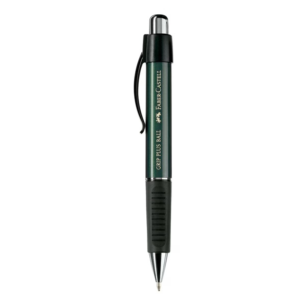 Faber-Castell 14079 Blå Fastklämbar, indragbar kulspetspenna Medium 2 styck