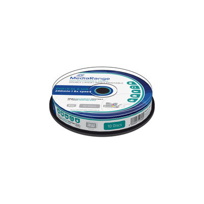 MediaRange MR468 tomma dvd:er 8,5 GB DVD+R DL 10 styck