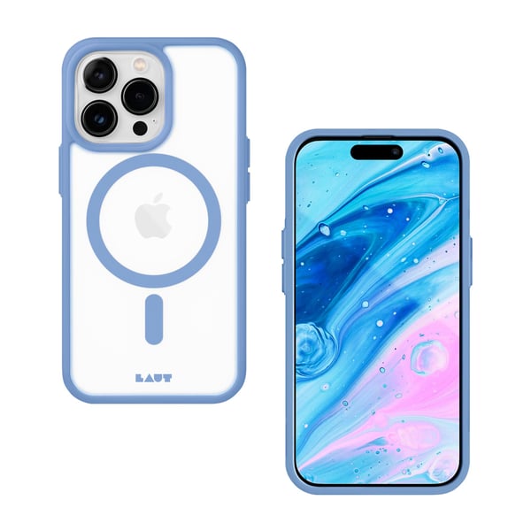 Miniatyrbillede 2 af 2: LAUT Huex Protect mobiltelefon etui 15,5 cm (6.1") Cover Blå, Gennemsigtig