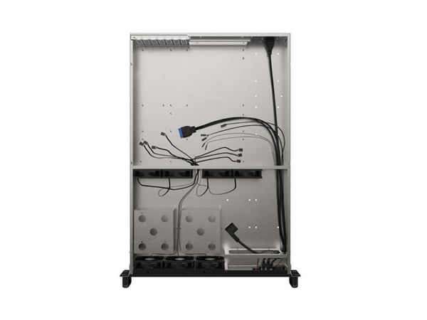 Lanberg SC01-6502-12B modulärt serverchassi Rack (2U) 0 GB