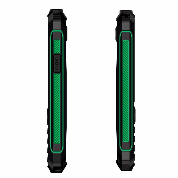 Evolveo StrongPhone SPW4RD 7,11 cm (2.8") 170 g Svart, Grön