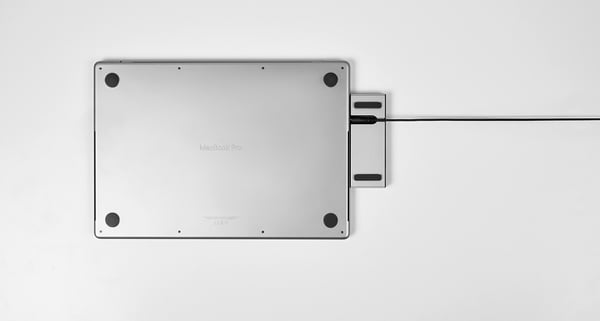 LMP 24418 kannettavien tietokoneiden telakka ja porttitoistin Telakointi USB 3.2 Gen 1 (3.1 Gen 1) Type-C Musta, Harmaa