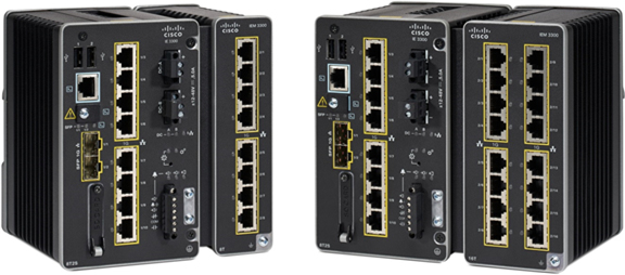 Cisco Catalyst IE3300 Hallittu L2 Gigabit Ethernet (10/100/1000) Power over Ethernet -tuki Musta