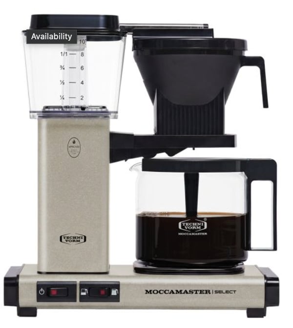 Pikkukuva 1 / 6: Moccamaster KBG Select Täysautomaattinen Suodatinkahvinkeitin 1,25 L