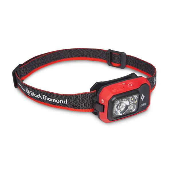 Miniatyrbillede 1 af 8: Black Diamond Storm 450 Sort, Rød Hovedbånd lommelygte