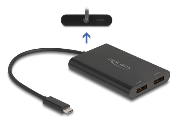 DeLOCK 64308 videokabel adapter 0,2 m USB Type-C DisplayPort + USB Type-C Sort DeLOCK 64308 videokabel adapter 0,2 m USB Type-C DisplayPort + USB Type-C Sort