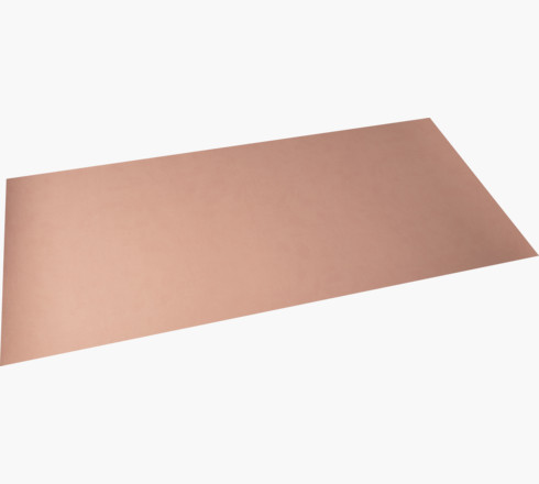 Exacompta 29123E skrivbordsunderlägg Konstläder, Polyuretan (PU) Grå, Rose Gold
