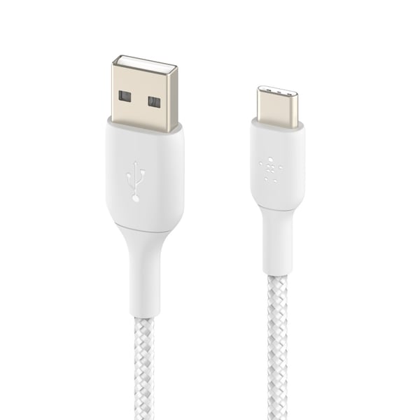 Belkin BoostCharge USB-kablar 2 m USB A USB C Vit