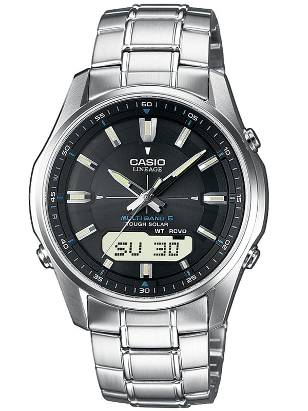 Casio LCW-M100DSE-1AER ur Armbåndsur Hanstik Kvarts Rustfrit stål