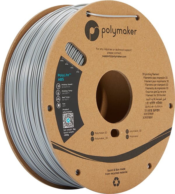 Polymaker PE01003 3D print materiale ABS Grå 1 kg