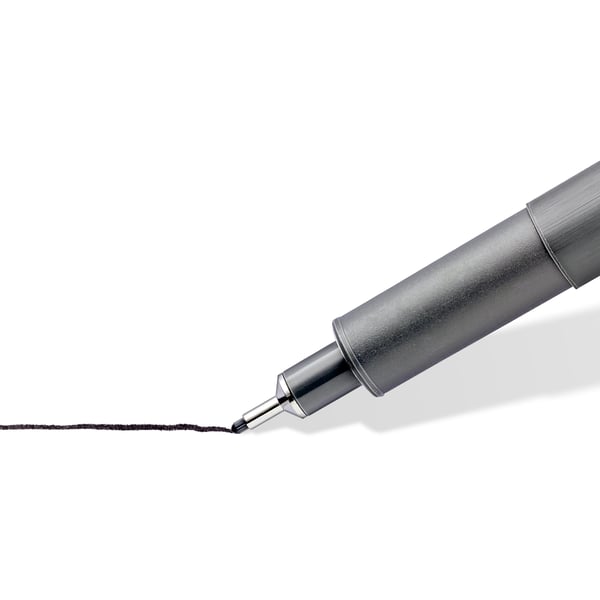 Pikkukuva 4 / 7: Staedtler 308 SB6P kuitukärkikynä Musta 6 kpl