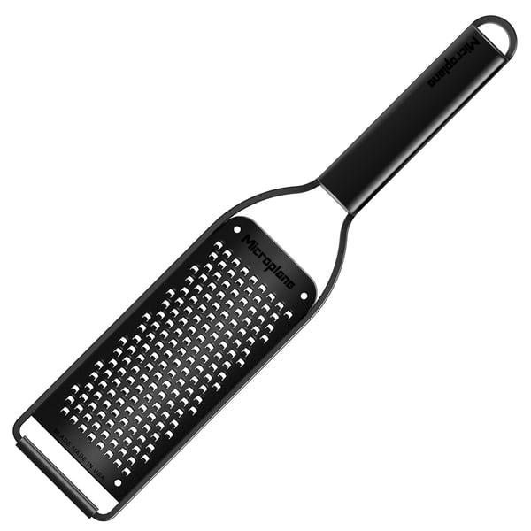 Microplane 43000 Manuelle rivejern og spiralsnitter Fladt rivejern Sort