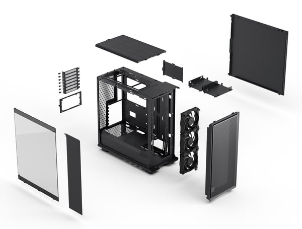 Miniatyrbild 8 av 17: Fractal Design Epoch Midi Tower Svart