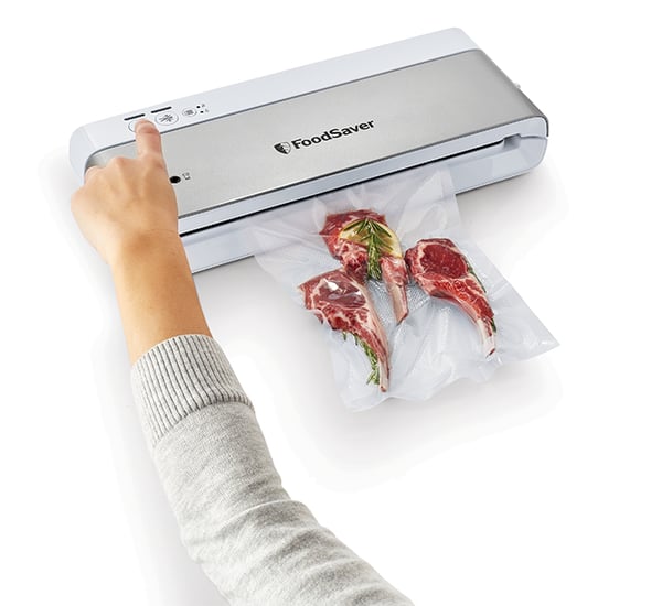 Miniatyrbillede 2 af 7: FoodSaver VS0100X vakuum forsegler Sølv, Hvid