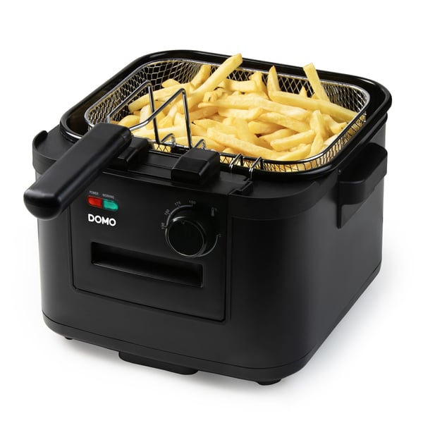 Domo DO545FR fritös Single 4 l Fristående 2000 W Varmluftsfritös Svart