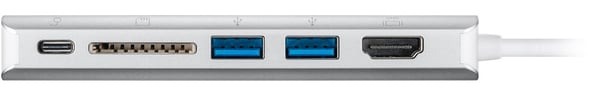 Pikkukuva 7 / 10: Goobay 76788 kannettavien tietokoneiden telakka ja porttitoistin USB Type-C Hopea