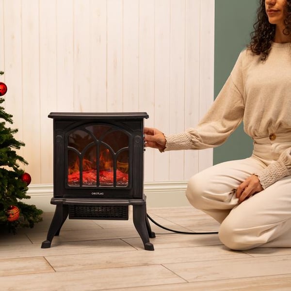 Pikkukuva 9 / 9: Cecotec ReadyWarm 1500 Sisätila Vapaasti seisova tulisija Sähkö Musta
