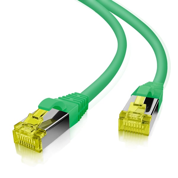 Helos 263792 netværkskabel Grøn 3 m Cat6a S/FTP (S-STP)