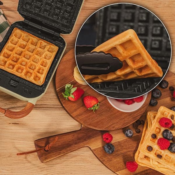 Miniatyrbillede 3 af 7: Cecotec Rock'nToast Retro One sandwichtoaster 700 W Grøn