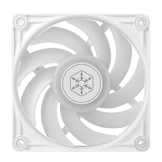 Miniatyrbillede 4 af 12: Silverstone VISTA 120 ARGB Bundkort Ventilator 12 cm Hvid 1 stk
