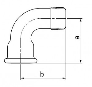 EE Odlewnia Łuk długi 90 st. 1/2″ ocynkowany nr 13, waga 0.112kg