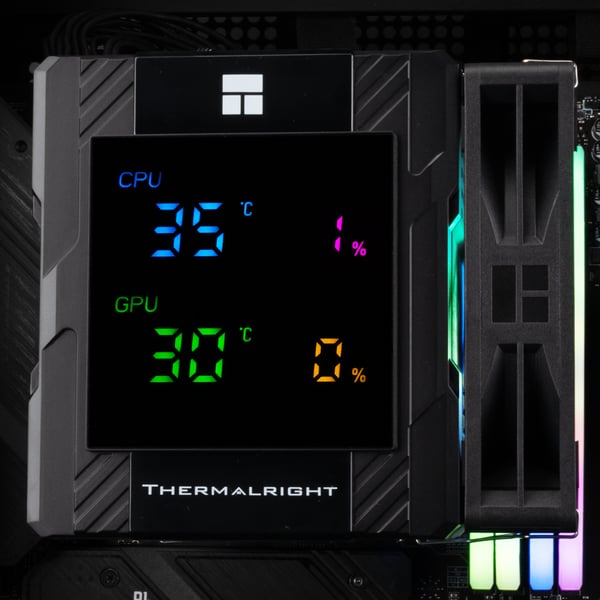 Miniatyrbild 8 av 9: Thermalright Peerless Assassin 120 Digital ARGB Processor VGA-kylare 12 cm Svart